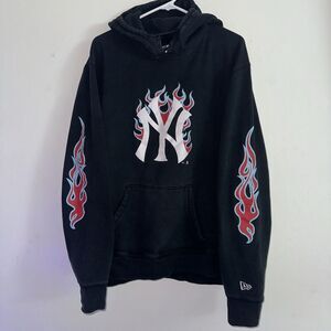New Era New York Tables Flame Logo Hoodie Size XXL